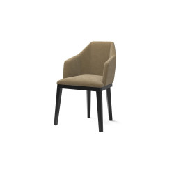 CHAISE LISA VELOURS TAUPE